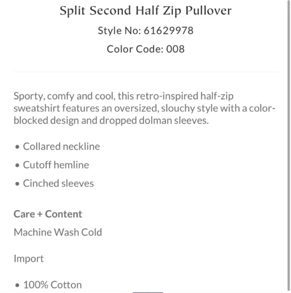 Free People split second